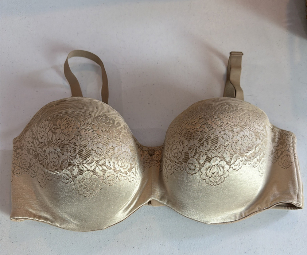 Soma Women’s Stunning Support Strapless Bra nude 42DDD 42F multiway straps